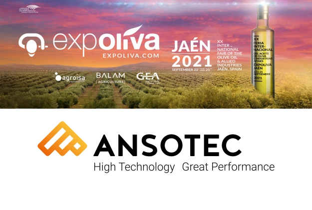 ANSOTEC will present its Digital Transformation solution - Almazara Conectada 4.0 at EXPOLIVA 2021