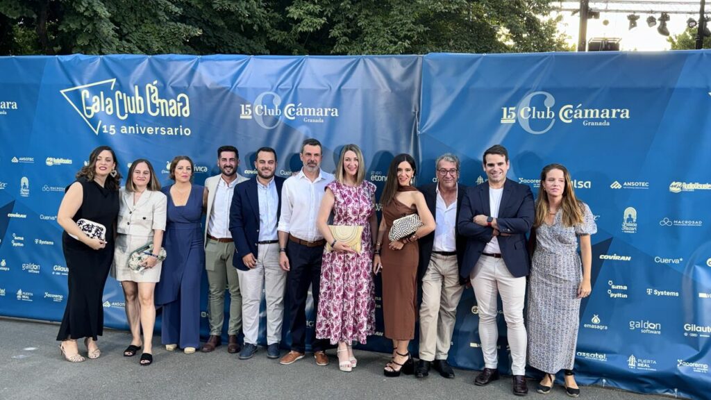 Empleados de Ansotec en el 15 aniversario de Cámara de Comercio Granada